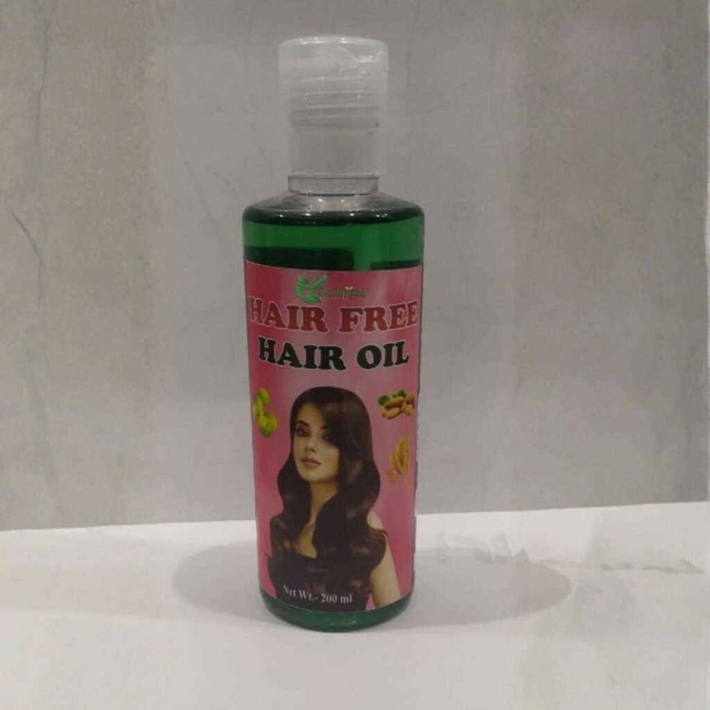 Hair Free Hair Oil – Ayurvedic Hair Growth & Anti-Hair Fall Solution | Greenguj Ayurveda (200ml)