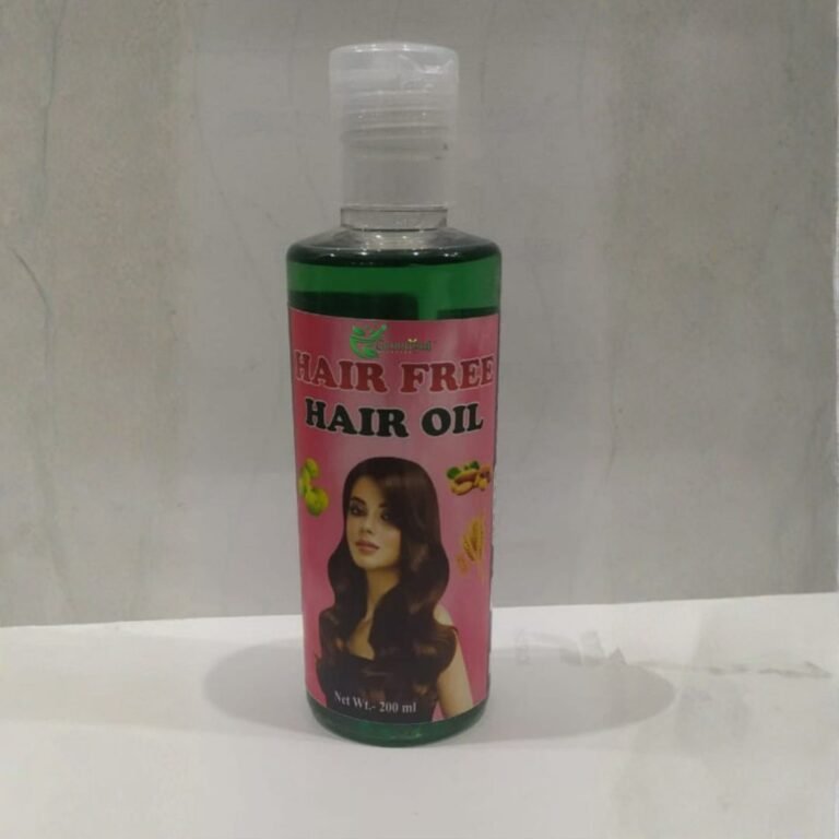 Hair Free Hair Oil – Ayurvedic Hair Growth & Anti-Hair Fall Solution | Greenguj Ayurveda (200ml)