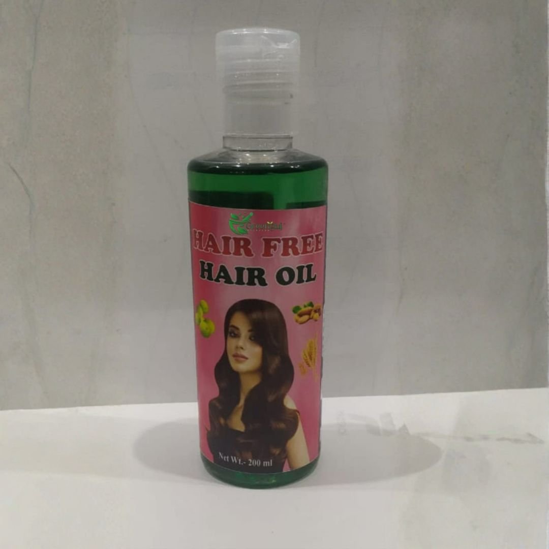 Hair Free Hair Oil – Ayurvedic Hair Growth & Anti-Hair Fall Solution | Greenguj Ayurveda (200ml)